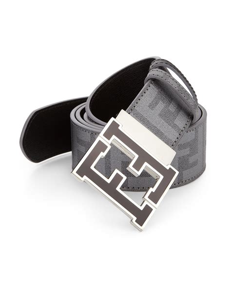 fendi reversible logo belt|Fendi men's reversible belt.